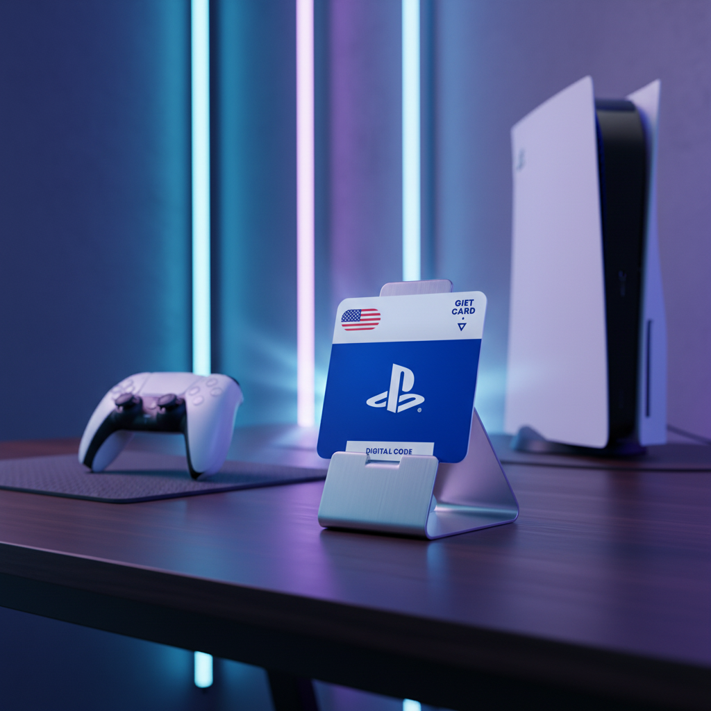 ![PSN Card USA 100$ in Gaming Setup
